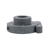 Minax kop drukknopen nylon grijs kunststof bovendeel 10 stuks