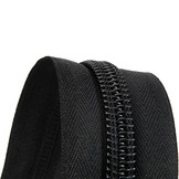 Rits op rol deelbaar 10mm spiraalrits 100 meter zwart