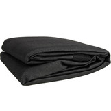 Balkondoek 90 cm hoog x 500 cm Carbon Black