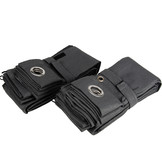 Buiten gordijn 220x137cm Carbon Grey overkapping en veranda