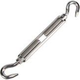 Bevestigingsset schaduwdoek driehoek M10 rvs 316