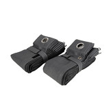 Buiten gordijn 220x137cm Carbon Grey overkapping en veranda