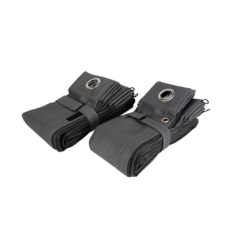 Buiten gordijn 220x137cm Carbon Grey overkapping en veranda