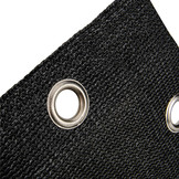 Balkondoek 90 cm hoog x 500 cm Carbon Black