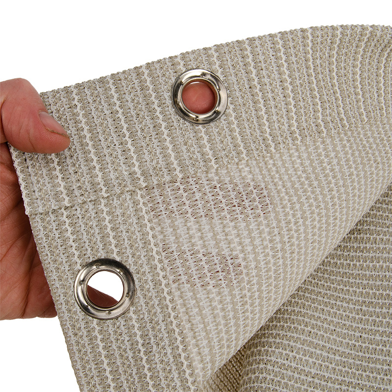 Balkondoek 80 cm hoog x 500 cm Sahara sand