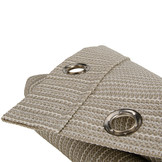 Balkondoek 80 cm hoog x 500 cm Sahara sand