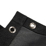 Balkondoek 80 cm hoog x 500 cm Carbon Black