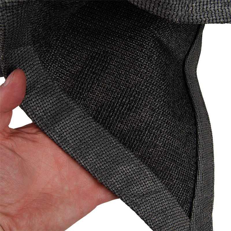 Schaduwdoek 4x4 vierkant Carbon grey