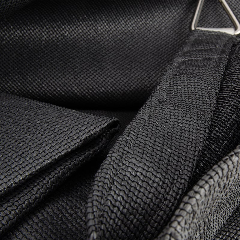 Schaduwdoek 4x4 vierkant Carbon grey