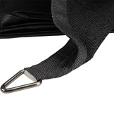 Schaduwdoek driehoek 90 graden 3x4x5 Carbon grey