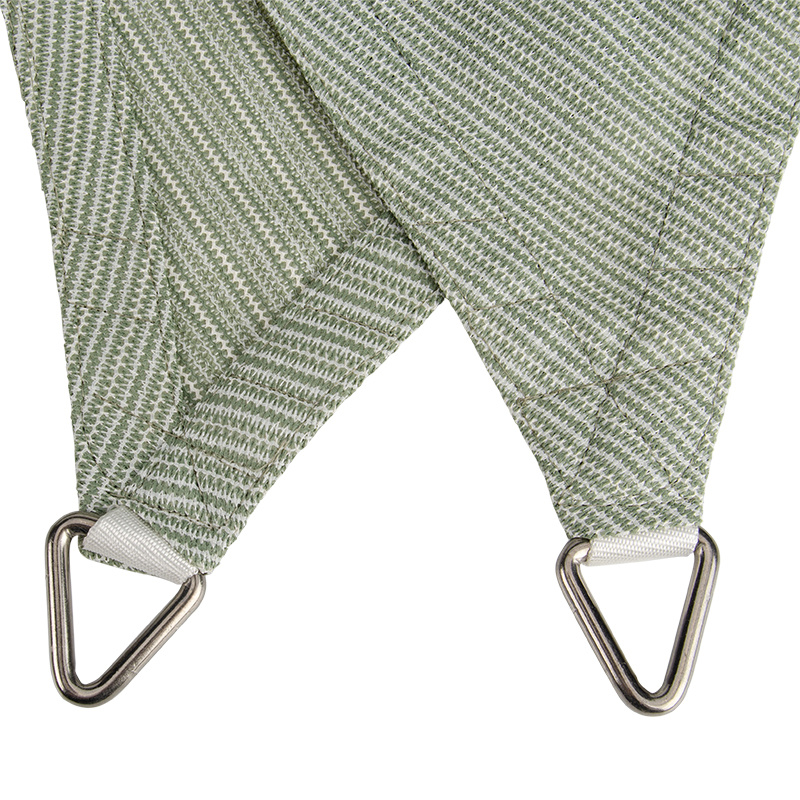 Schaduwdoek driehoek 90 graden 3x4x5 Moonstone green