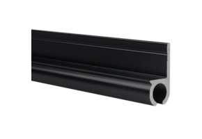Caravanrail 7mm recht met vlak 99cm antraciet