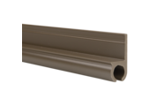 Caravanrail 7mm recht met vlak 99cm taupe mat