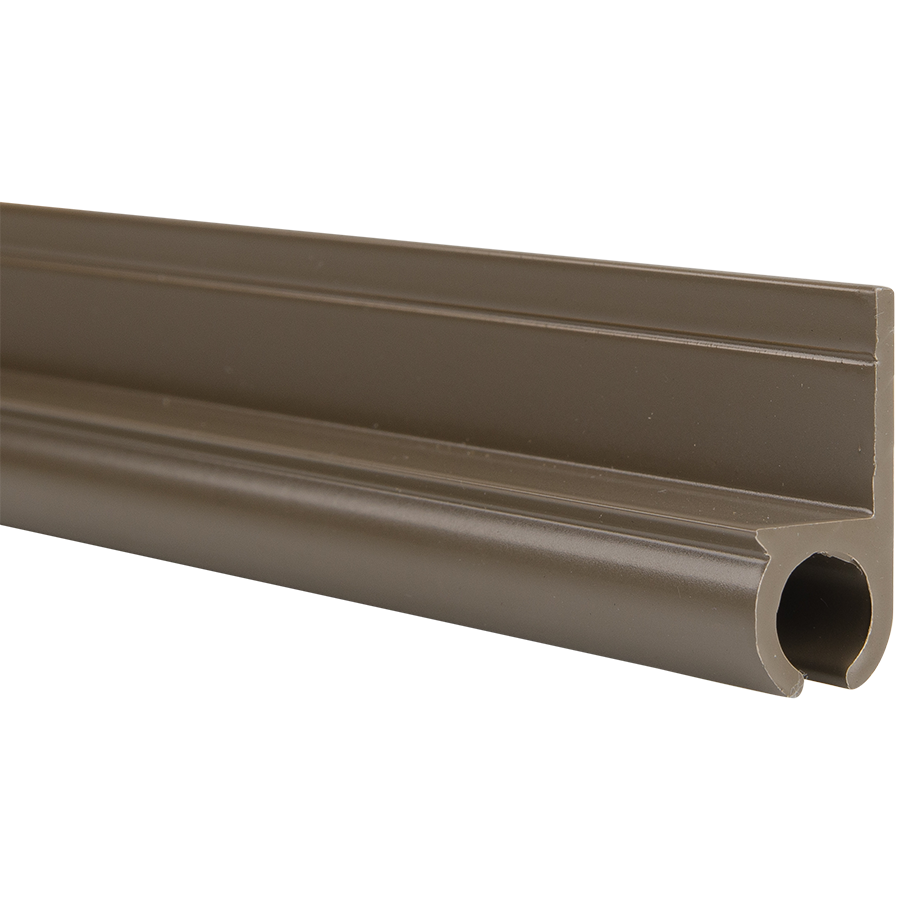 Caravanrail 7mm recht kederprofiel Taupe mat 99cm railprofiel