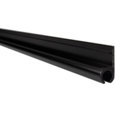 Caravanrail 7mm recht kederprofiel Zwart 99cm railprofiel