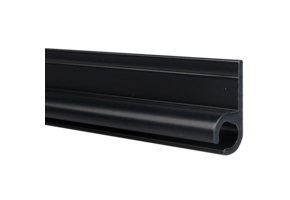Caravanrail 7mm schuin met vlak 99cm antraciet