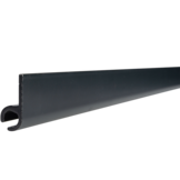 Caravanrail 7mm schuin kederprofiel Antraciet 99cm railprofiel