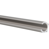 Caravanrail 7mm recht basic kederprofiel Aluminium 99cm railprofiel