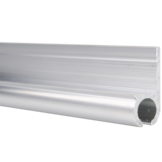 Caravanrail 7mm recht kederprofiel Aluminium  99cm railprofiel