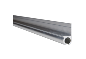 Caravanrail 7mm recht met vlak 99cm Aluminium