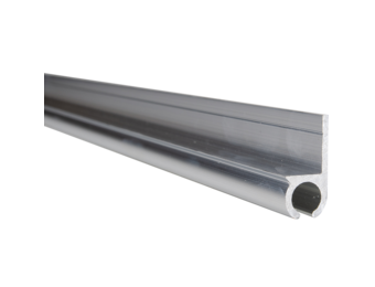 Caravanrail 7mm recht met vlak 99cm Aluminium