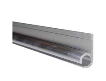 Caravanrail 7mm Schuin met vlak 99cm