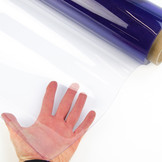 Transparant doorzichtig pvc raamzeil 2mm dik 220cm breed per strekkende meter