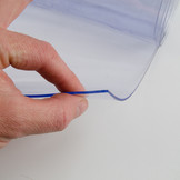 Transparant doorzichtig pvc raamzeil 2mm dik 220cm breed per strekkende meter