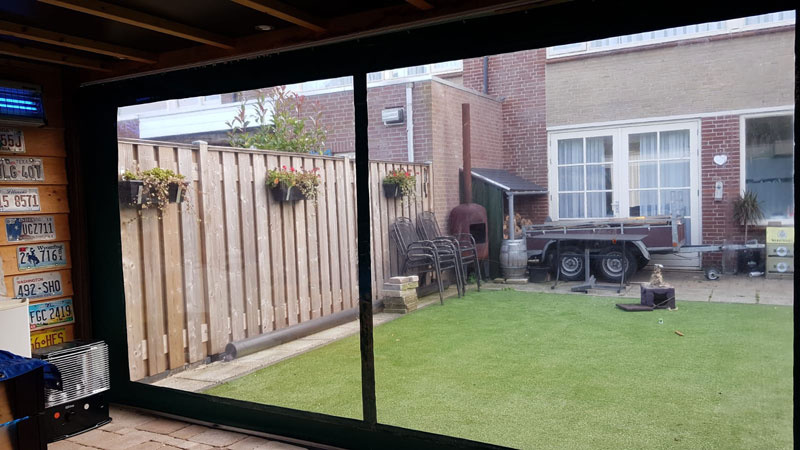 Transparant doorzichtig pvc raamzeil 2mm dik 150cm breed per strekkende meter