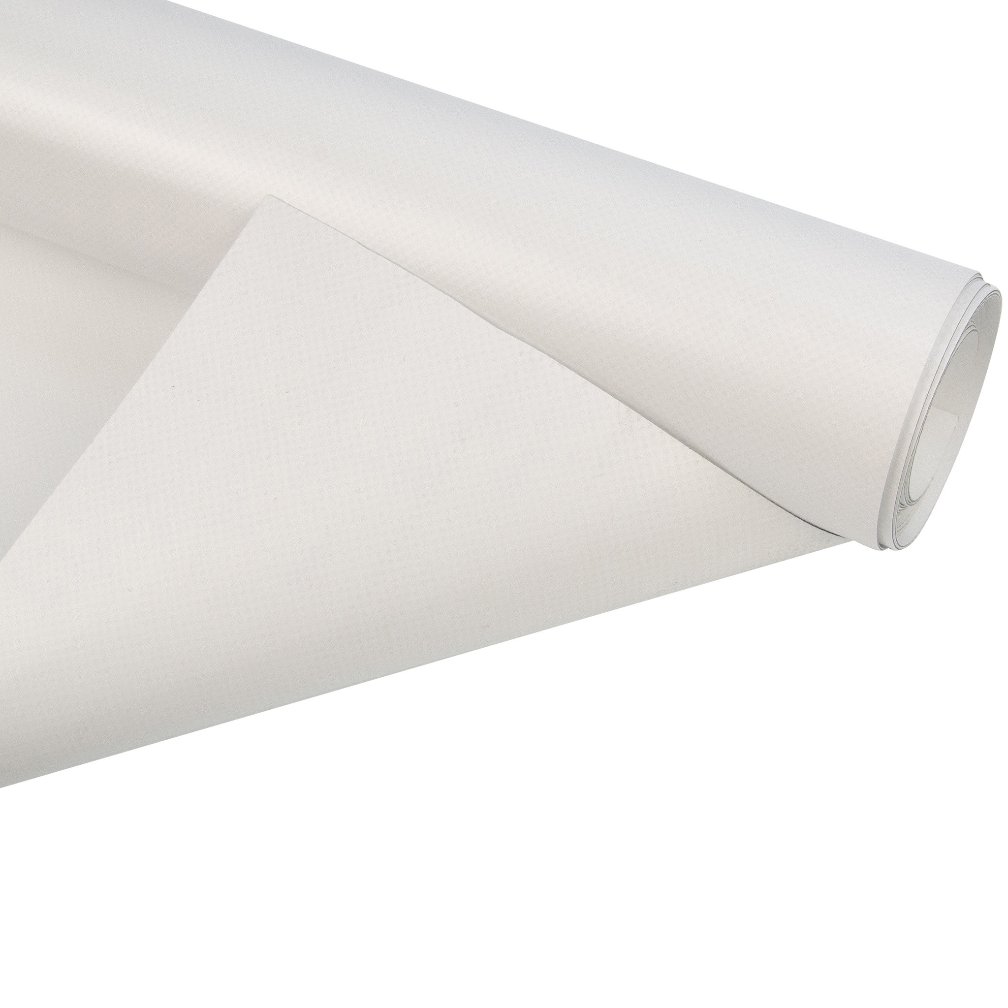 PVC wit 520gr dekzeil per meter van de rol