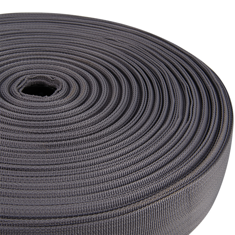 Keperband 40mm grijs rol 50 meter biaisband