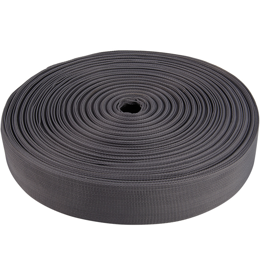 Keperband 40mm grijs rol 50 meter biaisband