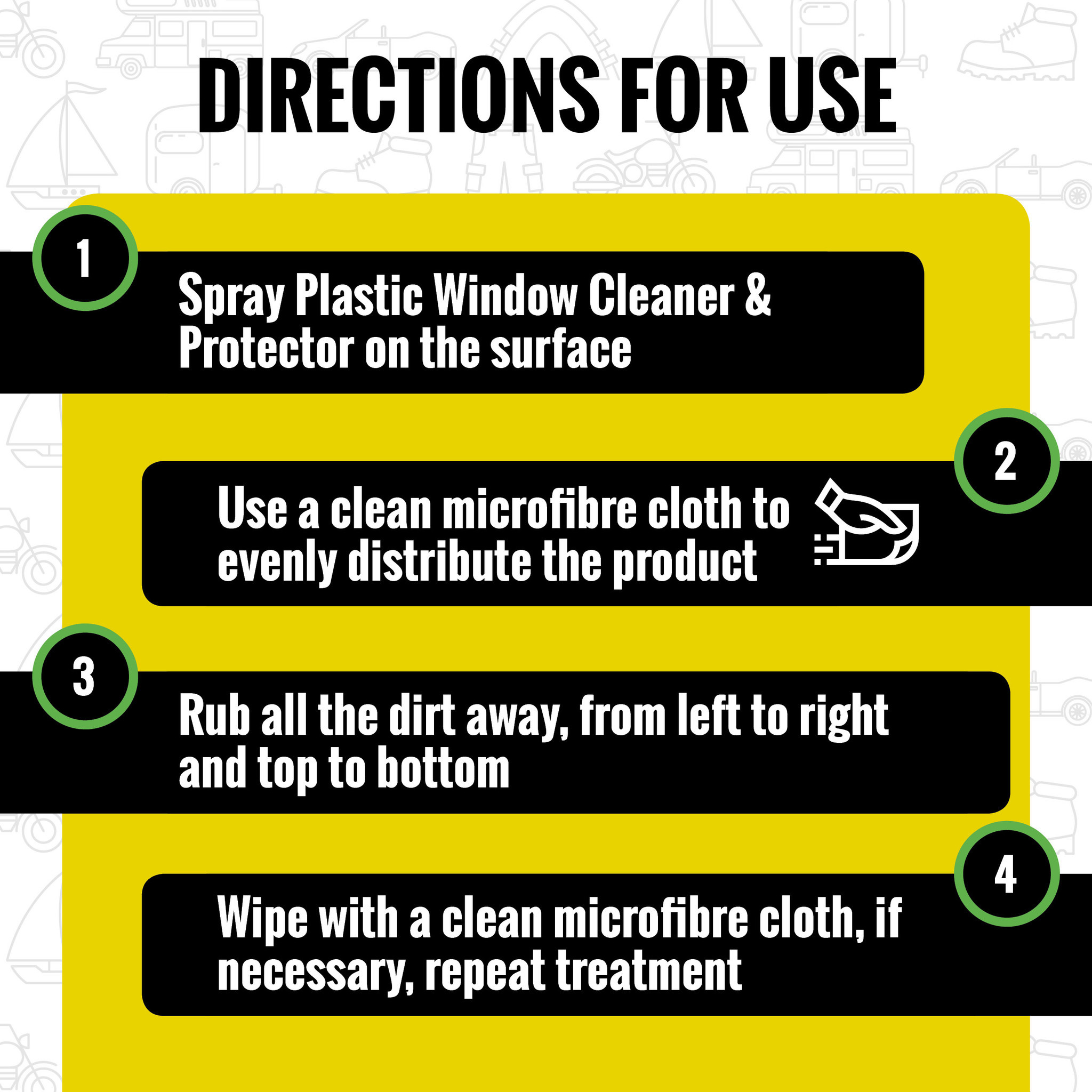 Ultramar Clear Plastic Cleaner & Protector