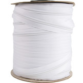 Rits op rol deelbaar 10mm spiraalrits 100 meter wit