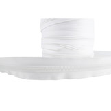 Rits op rol deelbaar 10mm spiraalrits 100 meter wit