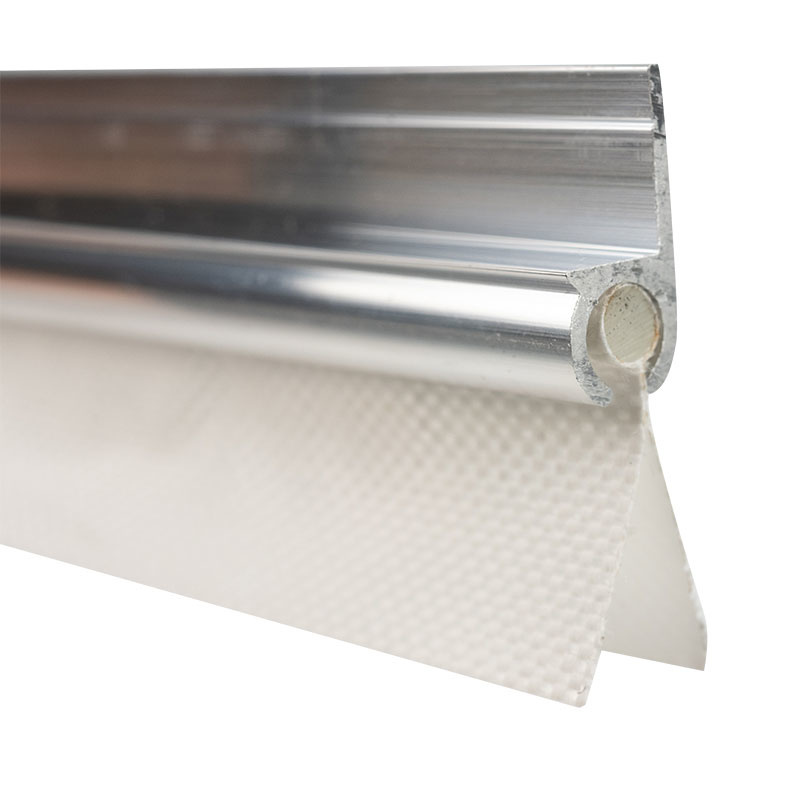 Caravanpees dubbele vlag 30mm 5mm PVC pees wit per meter