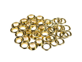 Zeilringen 8mm koper messing 50 stuks