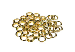 Zeilringen 18mm koper messing 50 stuks