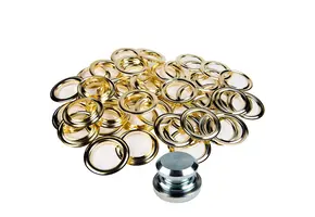 Zeilringen 60mm messing 25 stuks