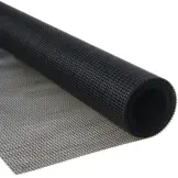 Pvc Gaasdoek / meshdoek / gaasnet - 250gr Zwart - 60% windreductie - per meter