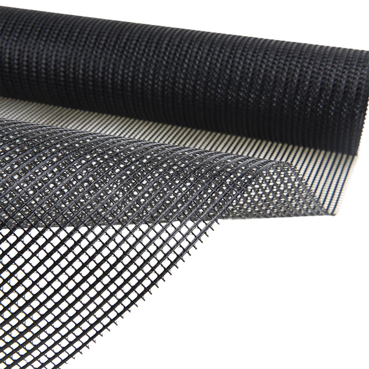 Pvc Gaasdoek / meshdoek / gaasnet - 250gr Zwart - 60% windreductie - per meter