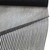 Pvc Gaasdoek / meshdoek / gaasnet - 250gr Zwart - 60% windreductie - per meter