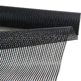 Pvc Gaasdoek / meshdoek / gaasnet - 250gr Zwart - 60% windreductie - per meter