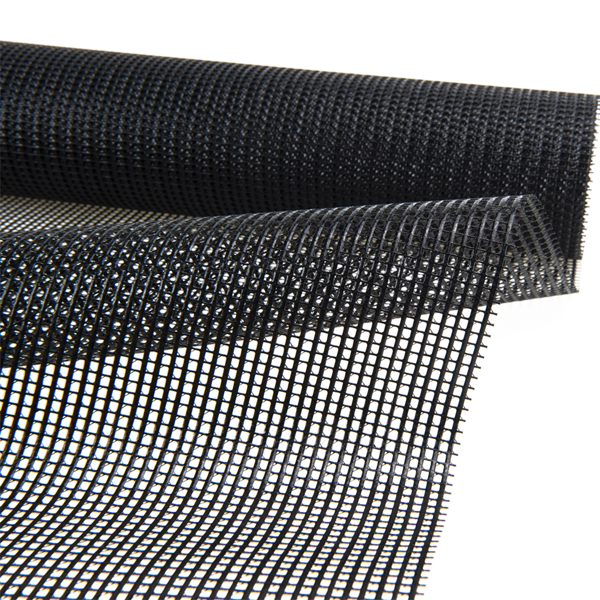 Pvc Gaasdoek / meshdoek / gaasnet - 250gr Zwart - 60% windreductie - per meter