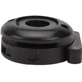 Minax kop drukknopen nylon zwart kunststof bovendeel 10 stuks