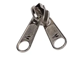 Kroko schuiver 10mm dubbel lips nikkel