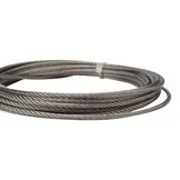 Buitengordijn bevestigingsset met staalkabels en een spanner rvs 316