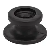 Elastisch koordhouder rond Carrosseriehaak nylon 25mm zwart 10 stuks