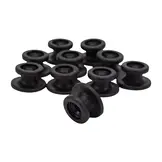 Elastisch koordhouder rond Carrosseriehaak nylon 25mm zwart 10 stuks