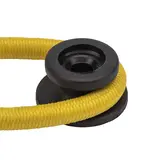 Elastisch koordhouder rond Carrosseriehaak nylon 25mm zwart 10 stuks
